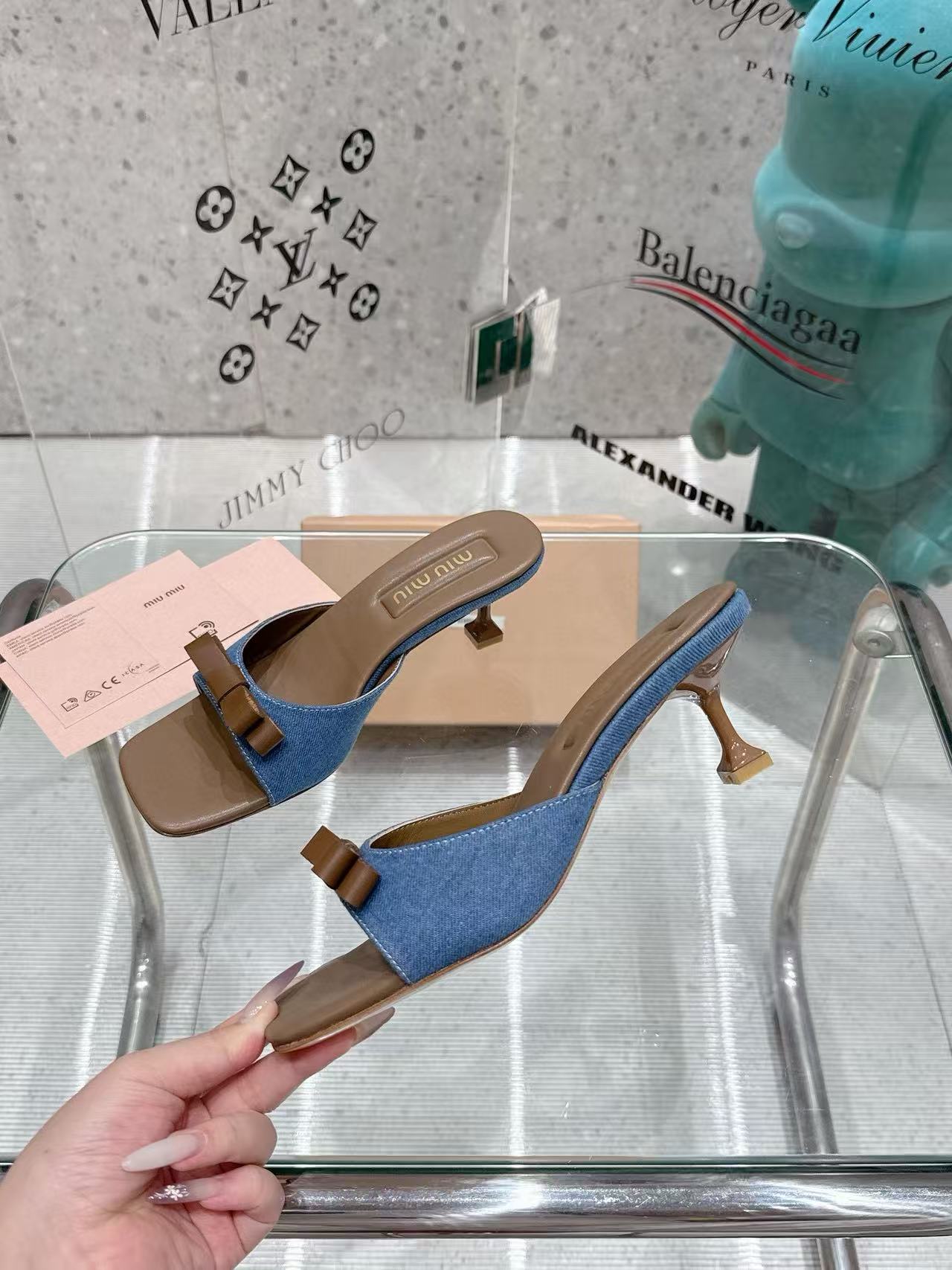 M1UM1U 高品質 蝶結び ハイヒール【50％割引+送料無料】