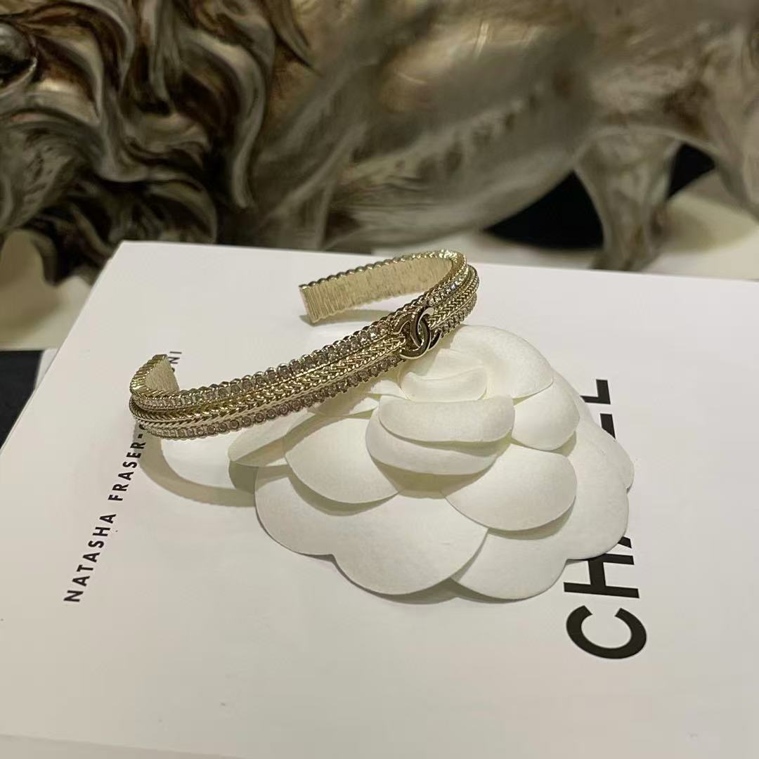 CHANE1 ダブルC織りエンボスブレスレット【 50％割引+送料無料】