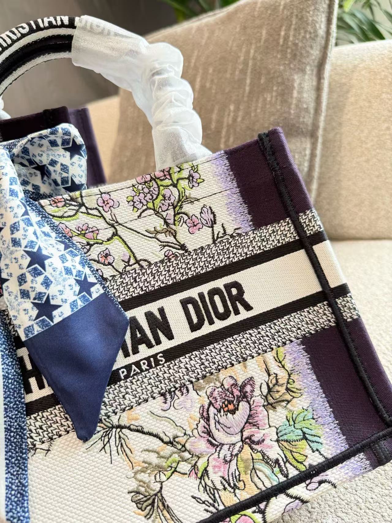 DI0Rプリントトートバッグ【 50％割引+送料無料】