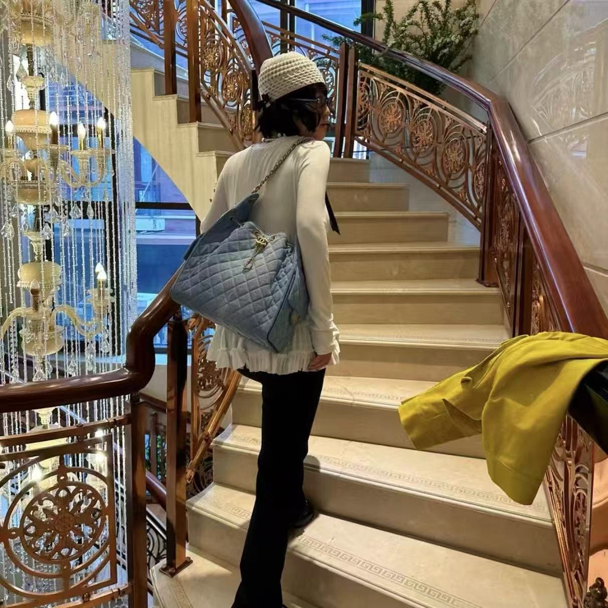 CHANE1 デニムトートバッグ【 50％割引+送料無料】