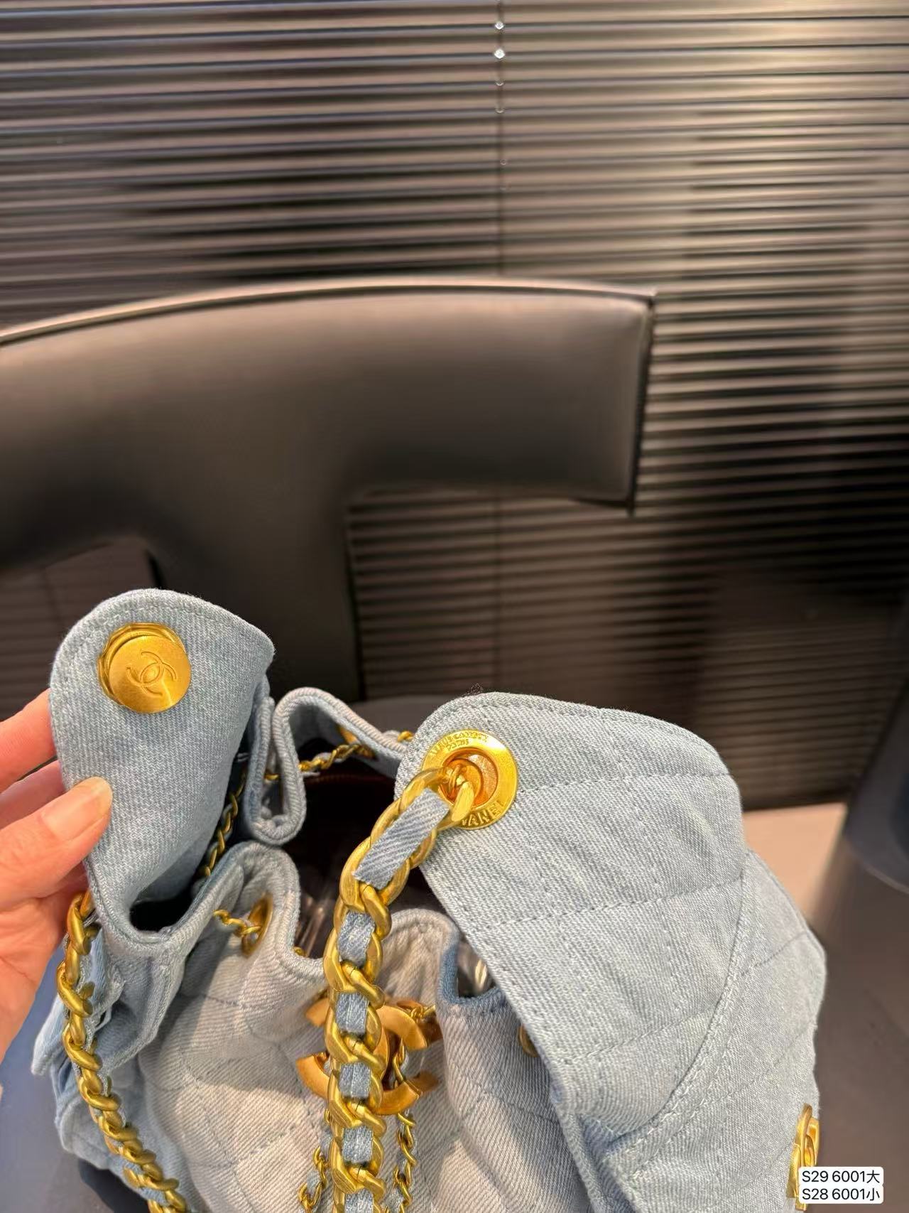 CHANE1 デニムトートバッグ【 50％割引+送料無料】