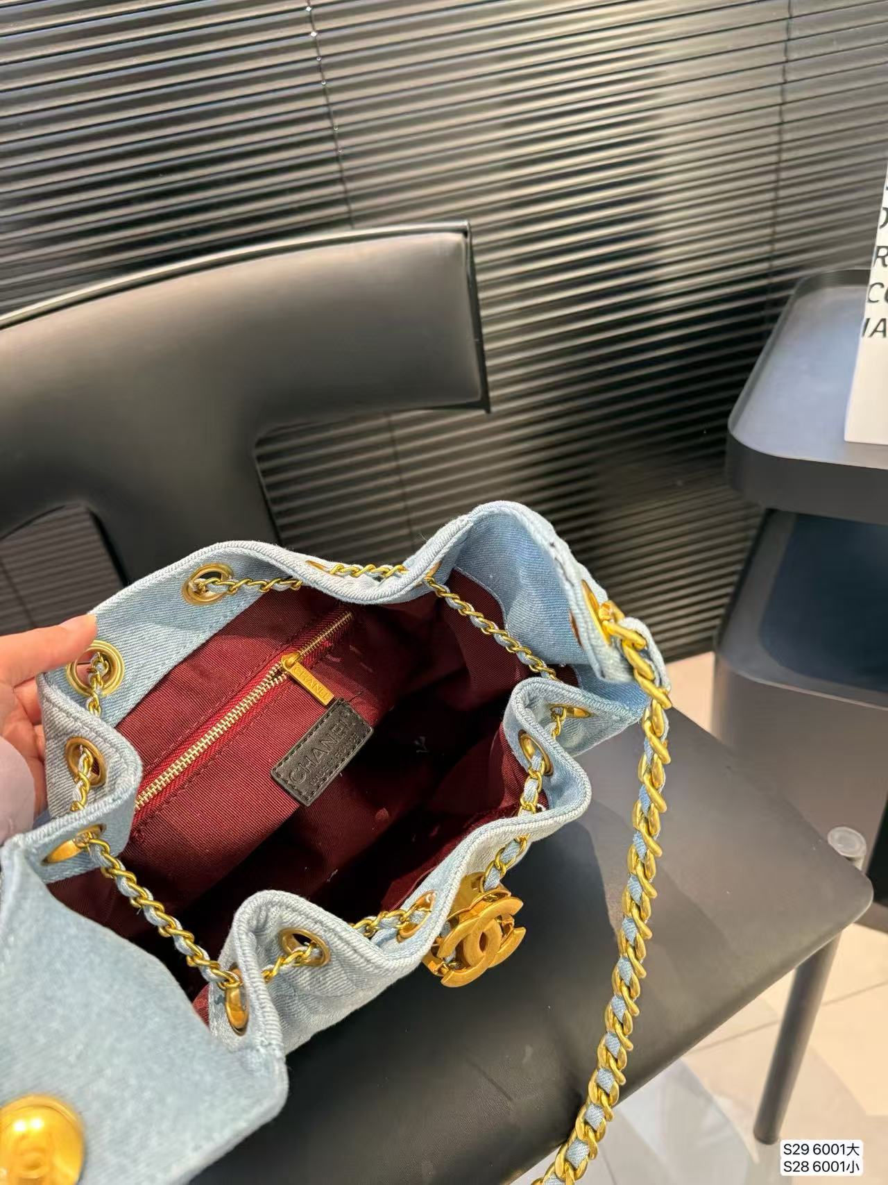 CHANE1 デニムトートバッグ【 50％割引+送料無料】