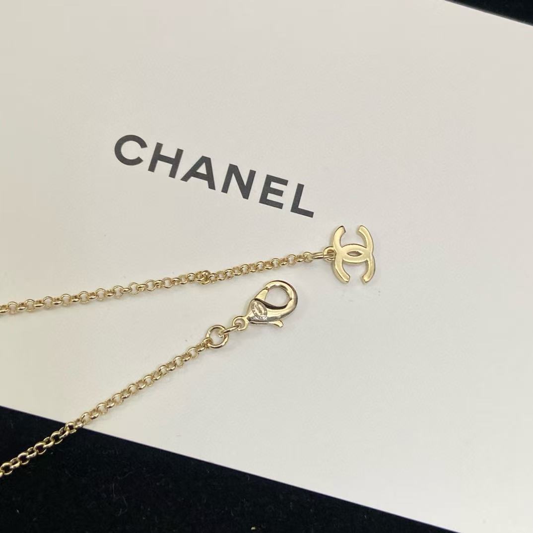 CHANE1 四つ葉のクローバー ダブルCネックレス【50％割引+送料無料】