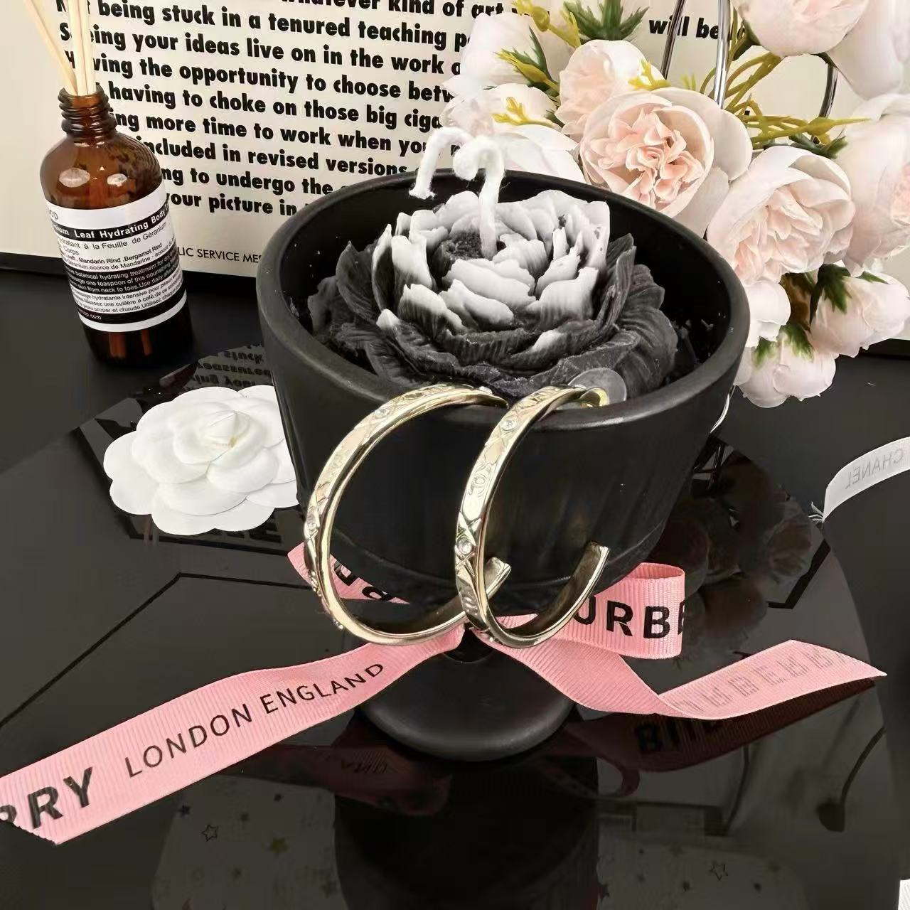 CHANE1 ダブルCイヤリング【50％割引+送料無料】