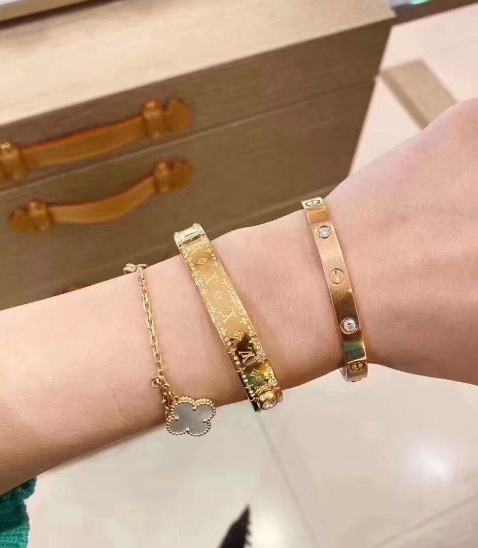 LVダイヤモンドカップルブレスレット【50％割引+送料無料】