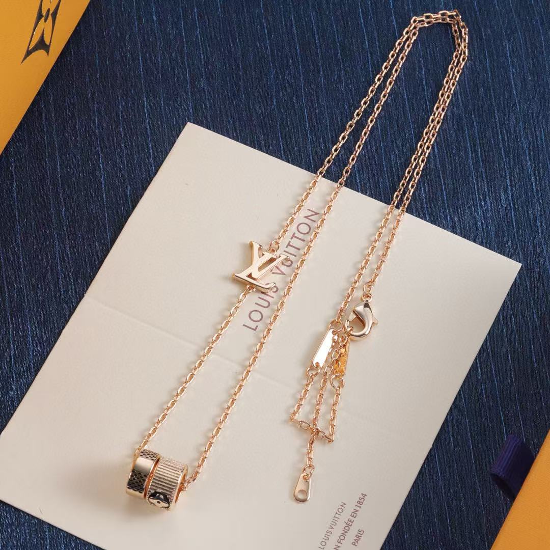 LVシンプルネックレス【50％割引+送料無料】