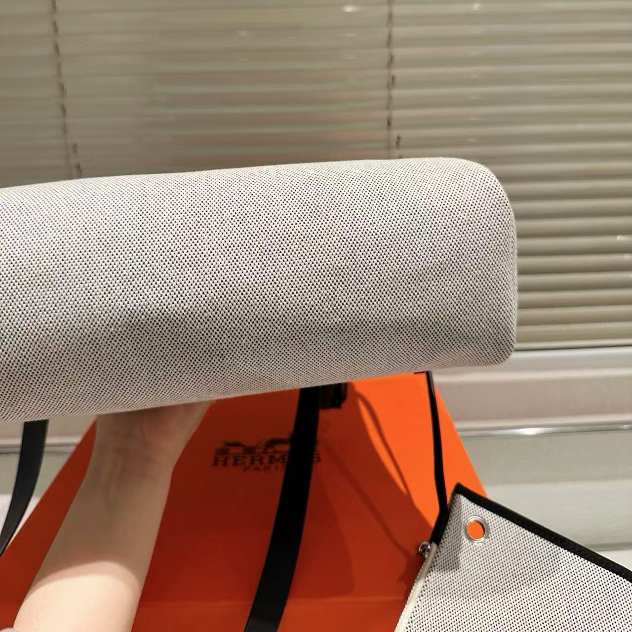 HERME5 カラーブロック キャンバス ショッピングバッグ【 50％割引+送料無料】