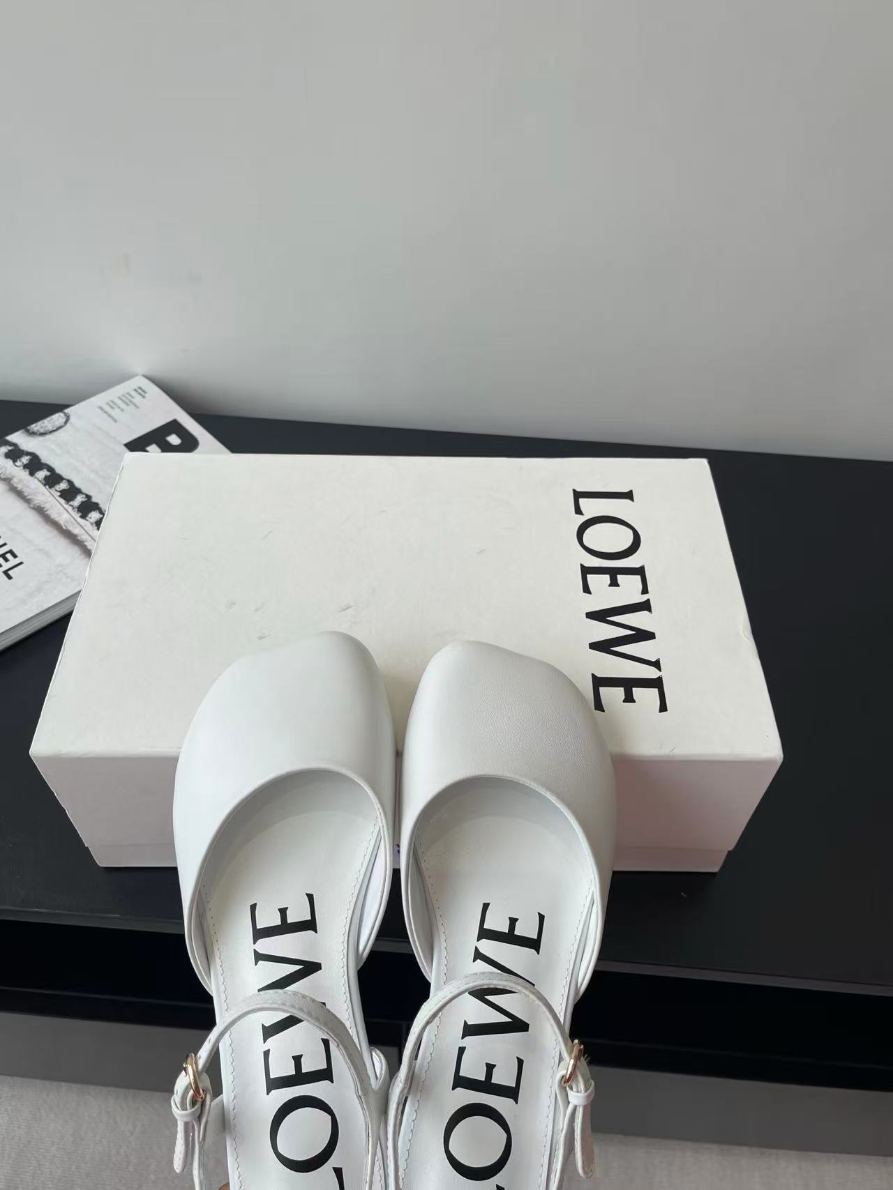 L0WEW 高品質レザーフラットシューズ【50％割引+送料無料】