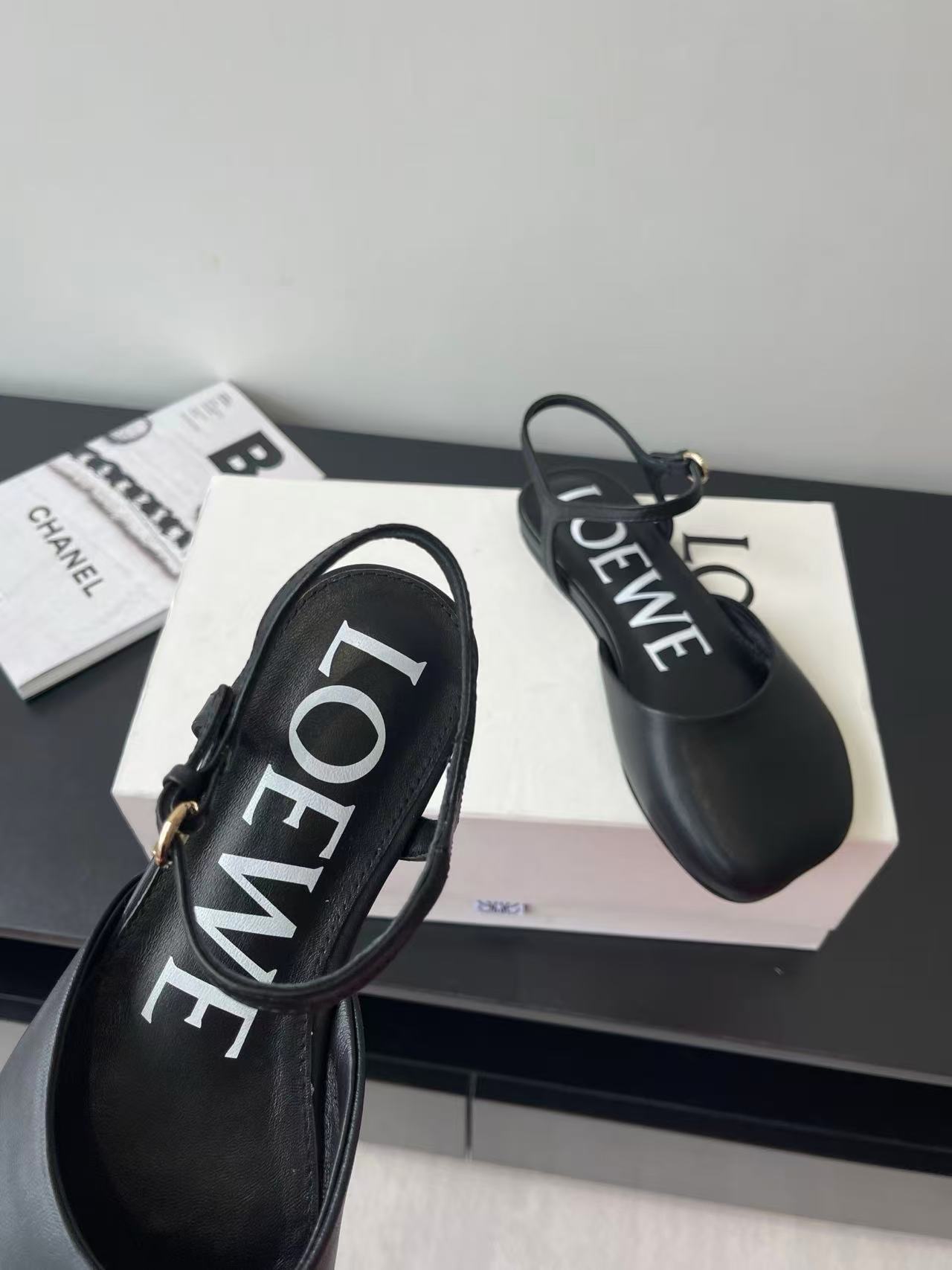 L0WEW 高品質レザーフラットシューズ【50％割引+送料無料】