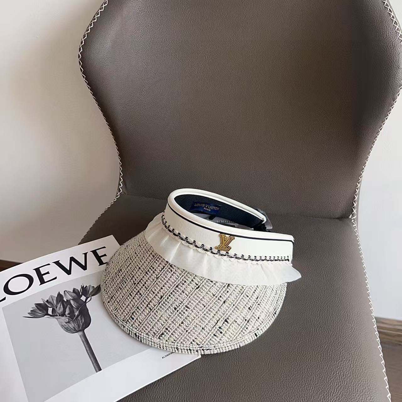 LVの粗い花柄サンハット【50％割引+送料無料】