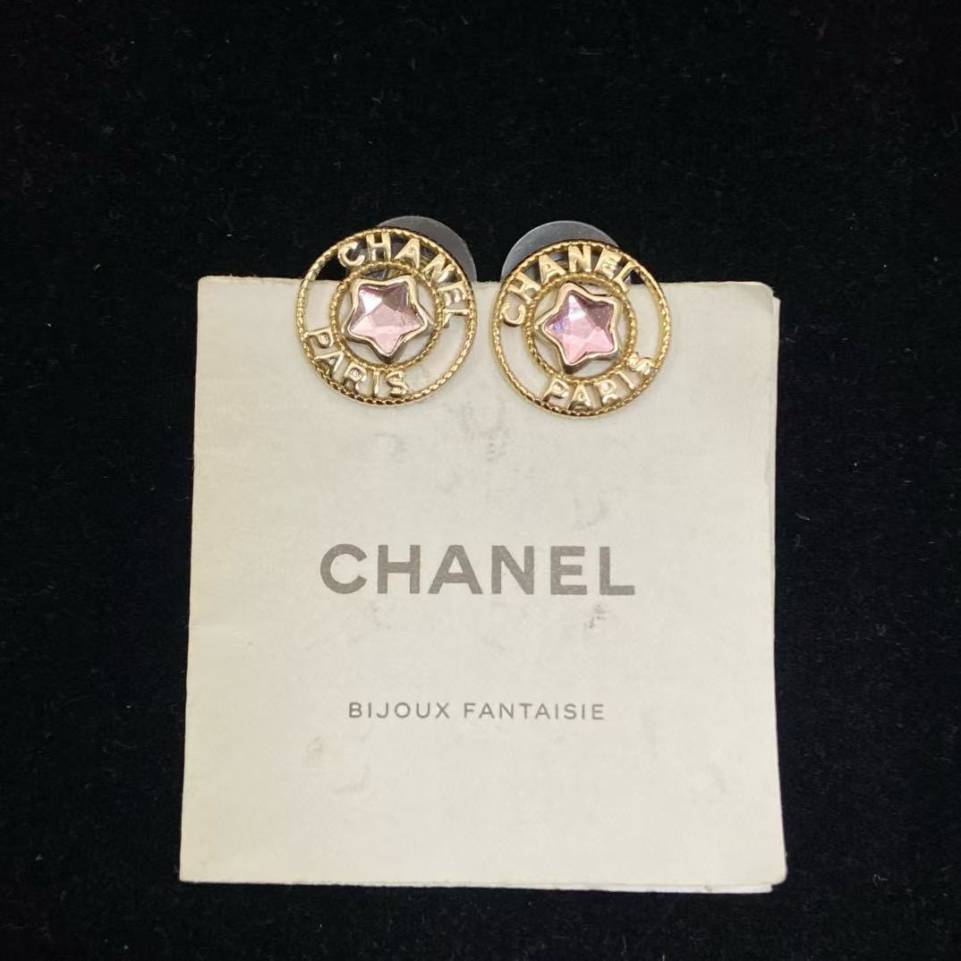 CHANE1 五芒星ラウンドイヤリング【50％割引+送料無料】