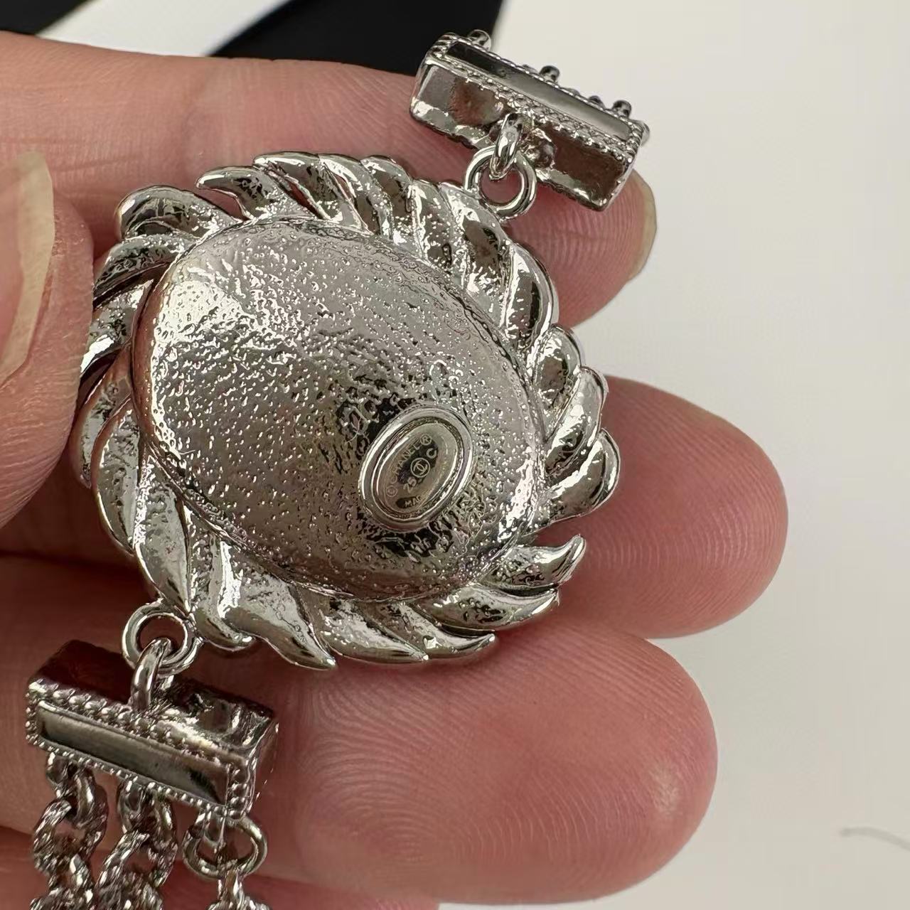 CHANE1 ダブルC フルダイヤモンドブレスレット【50％割引+送料無料】