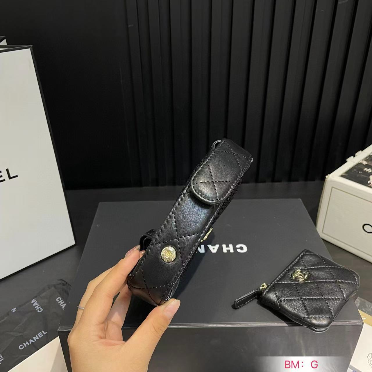 CHANE1 中空母子半月バッグ【 50％割引+送料無料】