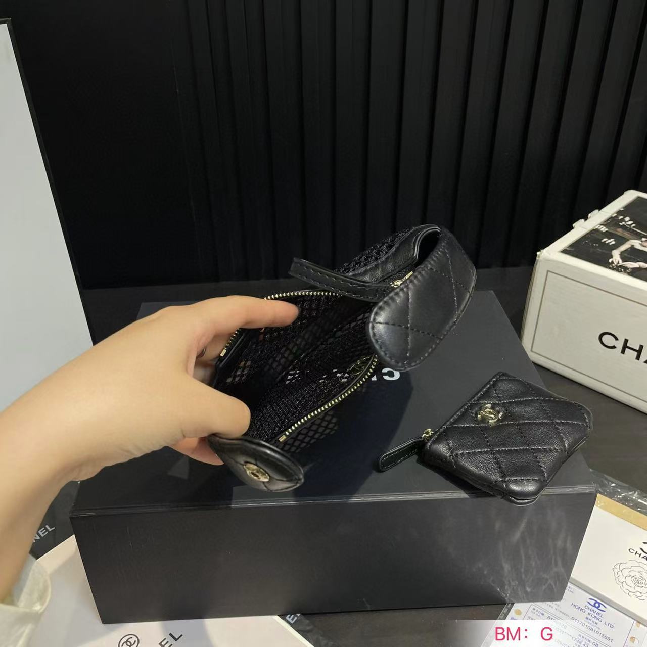 CHANE1 中空母子半月バッグ【 50％割引+送料無料】