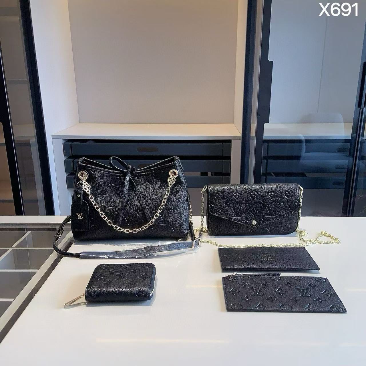 LVコンビネーション3点セットX691【 50％割引+送料無料】