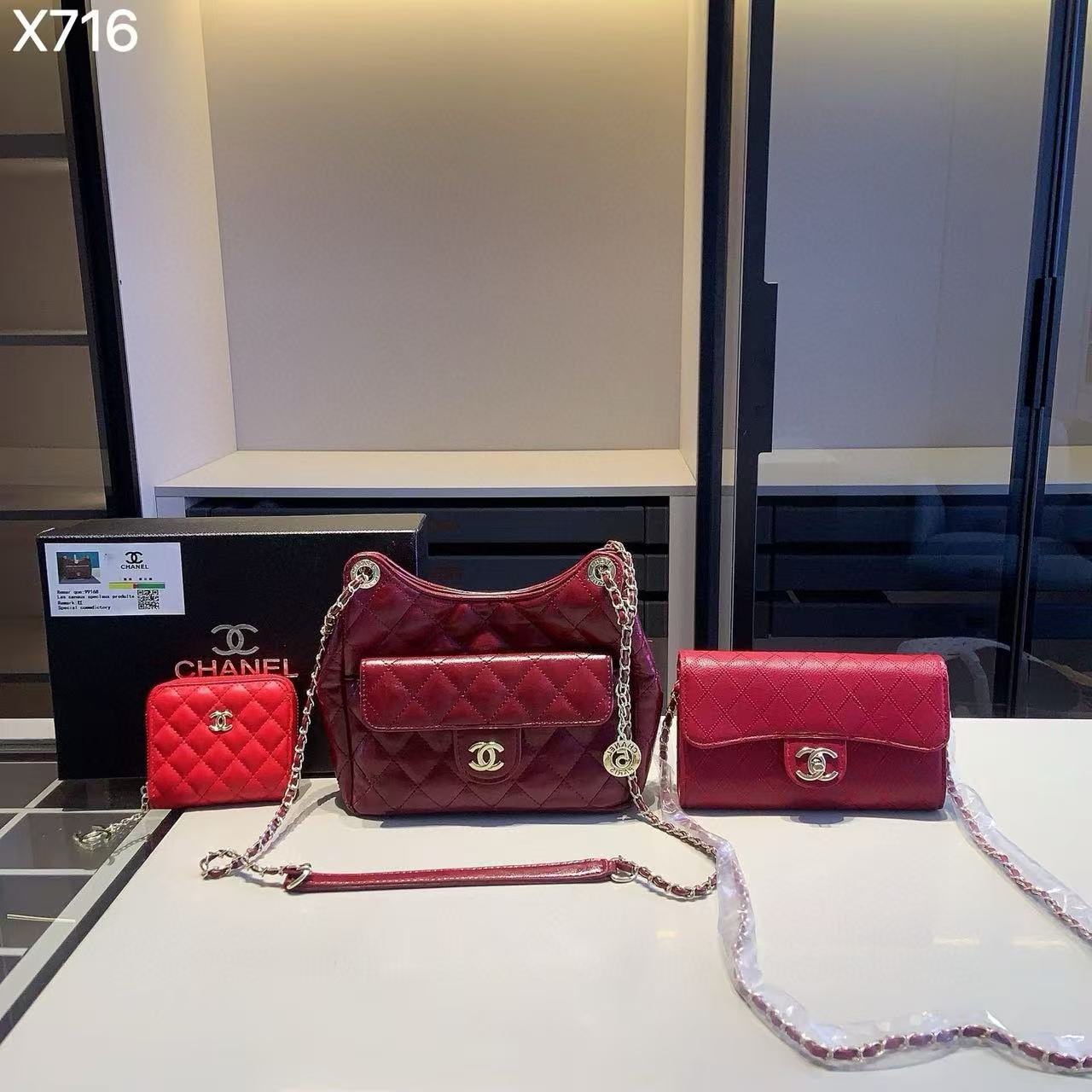 CHANE1コンビネーション3点セットX716 50％割引+送料無料】