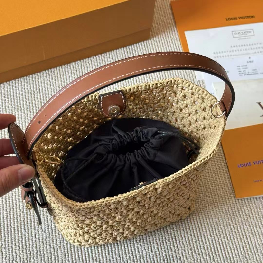 LVラフィアハンドバッグ【 50％割引+送料無料】