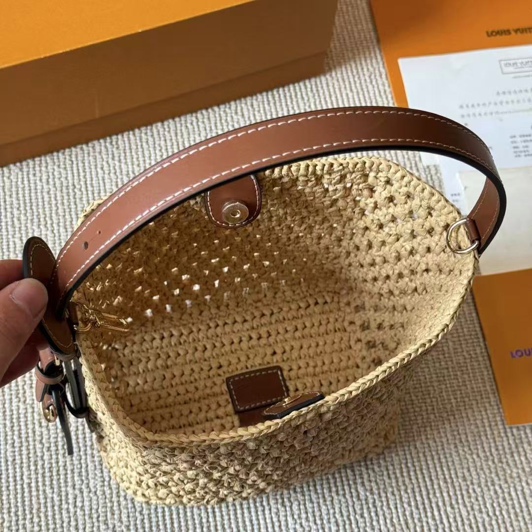 LVラフィアハンドバッグ【 50％割引+送料無料】