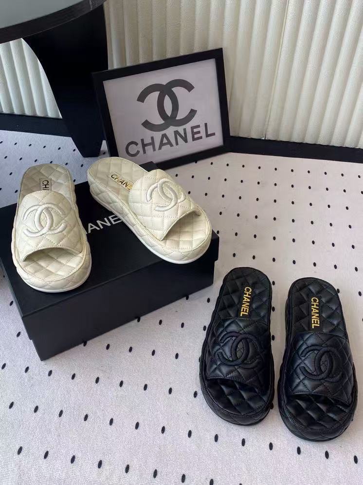 CHANE1 高品質ダブルCシープスキンスリッパ【50％割引+送料無料】