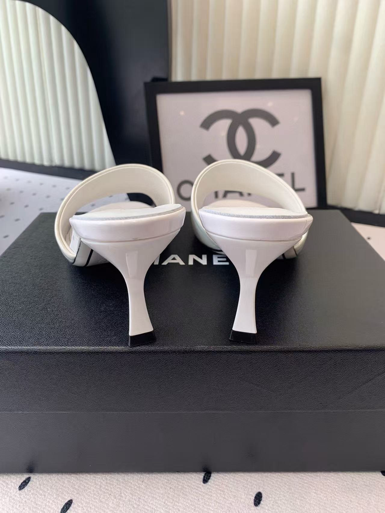 CHANE1 高品質パテントレザーハイヒールサンダル【50％割引+送料無料】