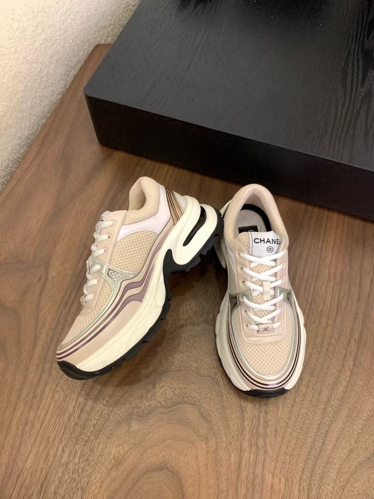 CHANE1 高品質ダブルCカジュアルシューズ【50％割引+送料無料】