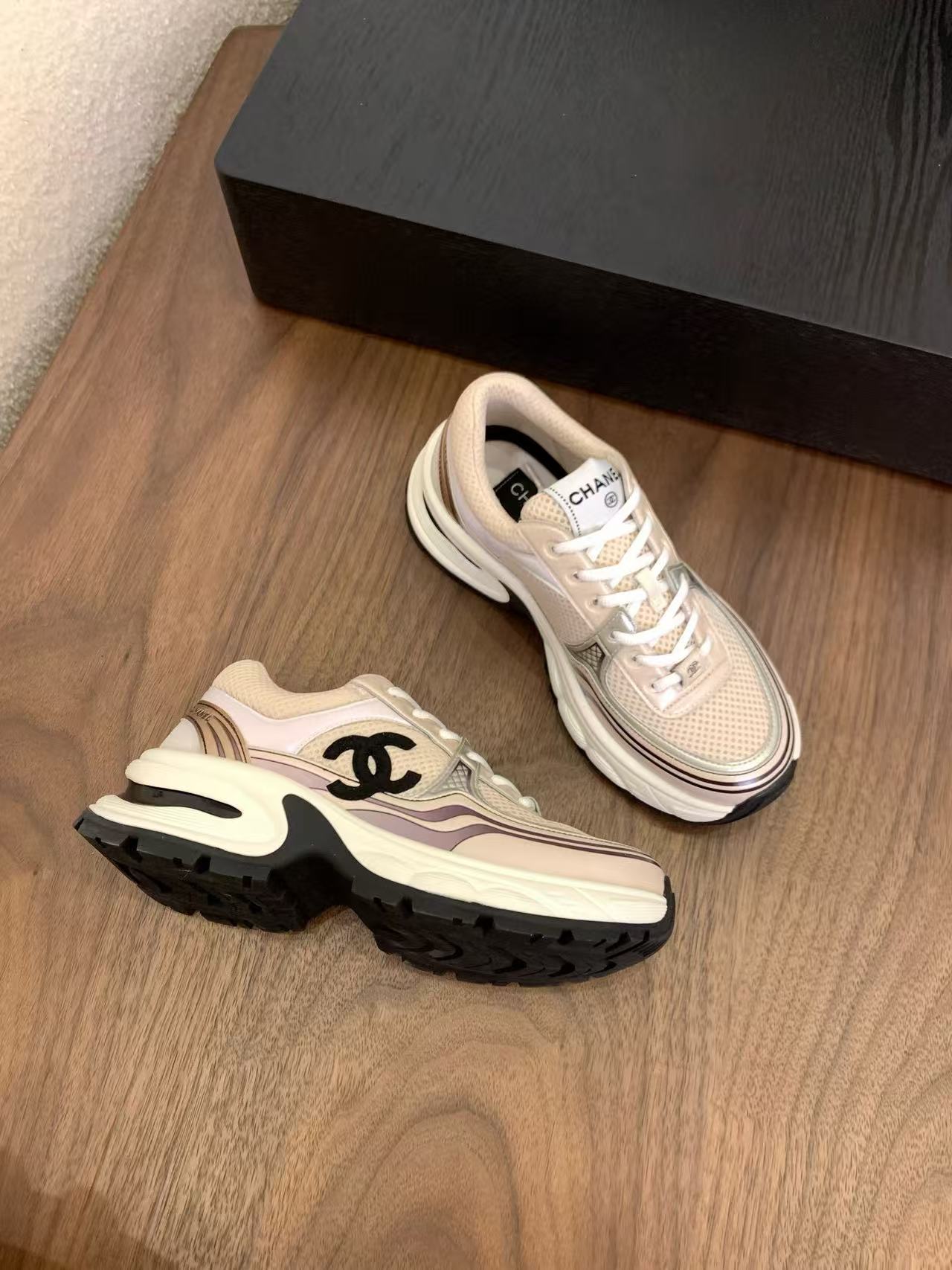 CHANE1 高品質ダブルCカジュアルシューズ【50％割引+送料無料】