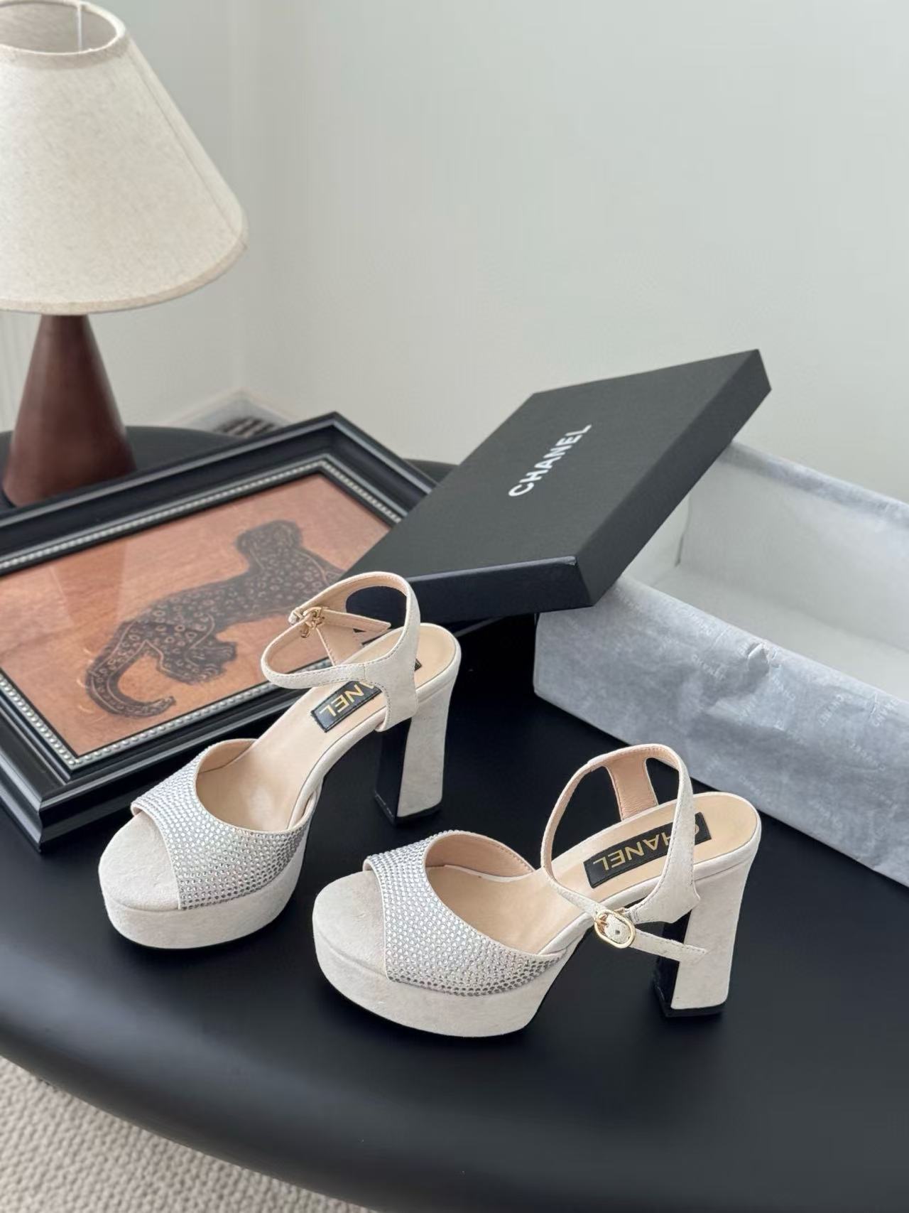 CHANE1 高品質防水プラットフォームホットダイヤモンドサンダル【50％割引+送料無料】