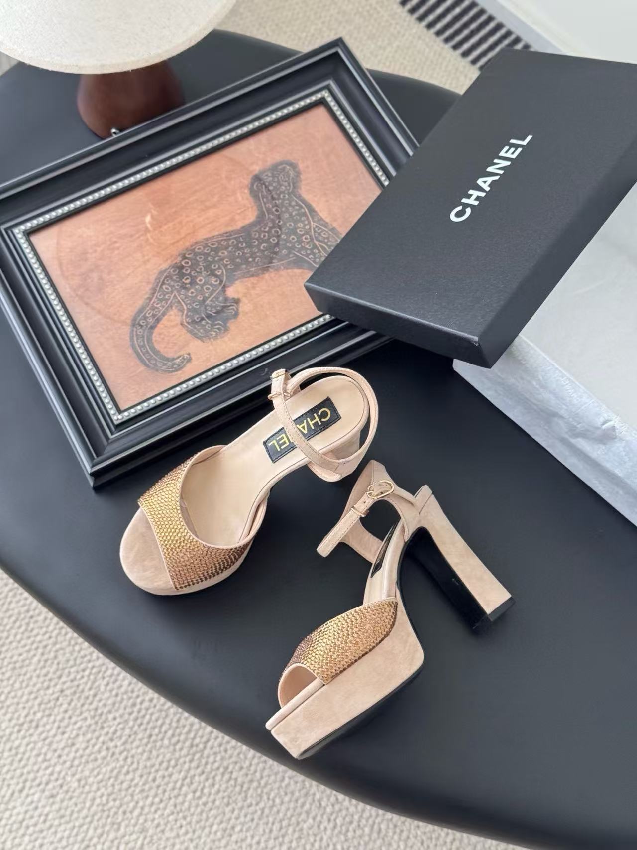 CHANE1 高品質防水プラットフォームホットダイヤモンドサンダル【50％割引+送料無料】