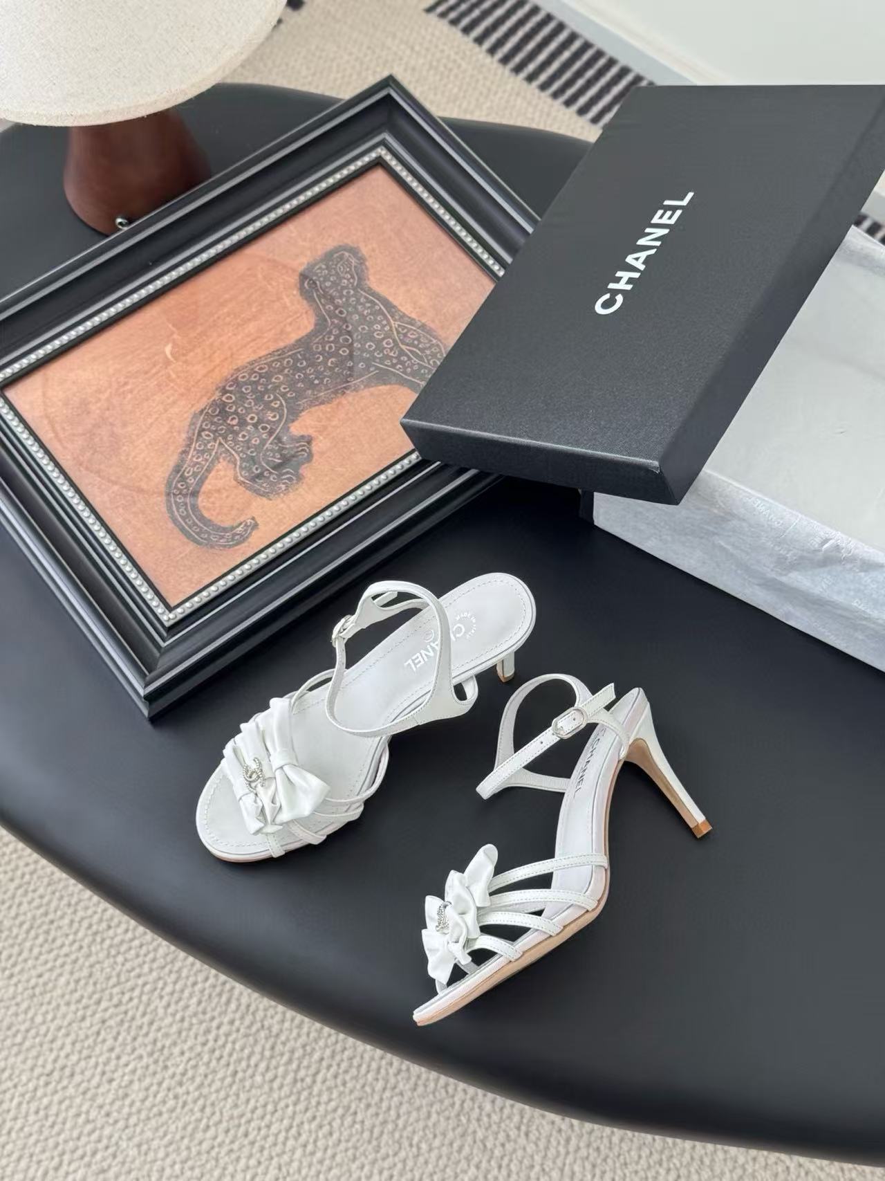 CHANE1 高品質 蝶結び カメリア サンダル【50％割引+送料無料】
