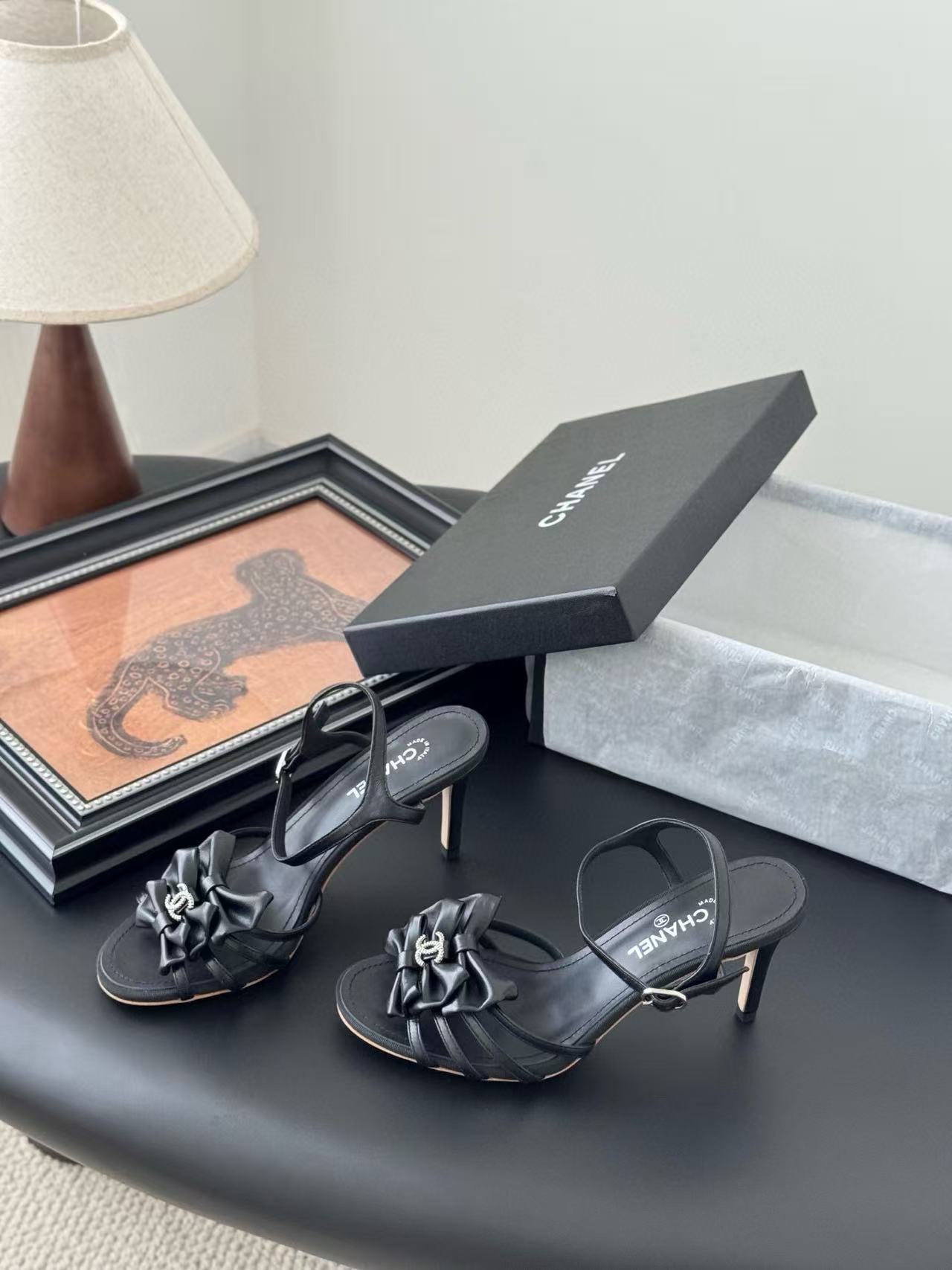 CHANE1 高品質 蝶結び カメリア サンダル【50％割引+送料無料】