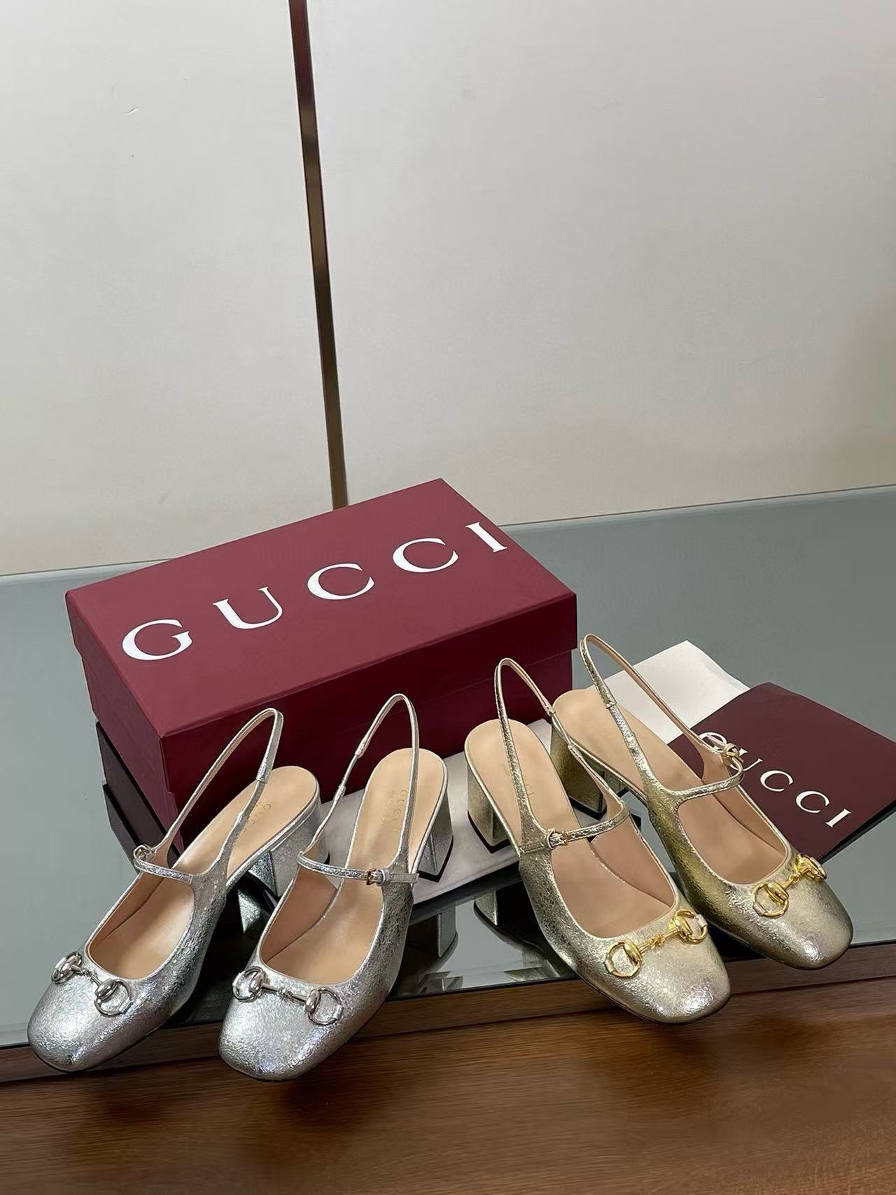 GUCC1 高品質メリージェーンローヒール【50％割引+送料無料】