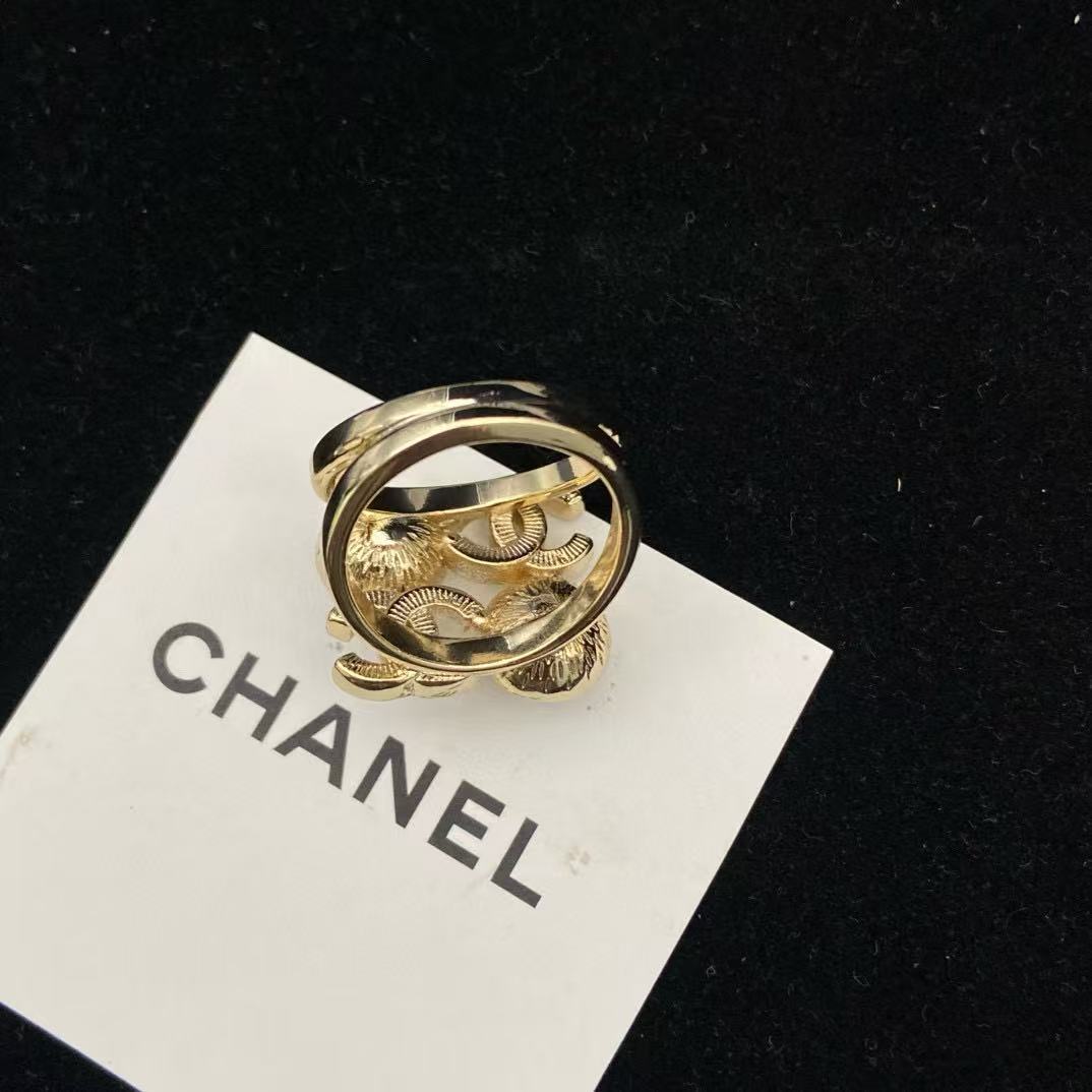 CHANE1 ダブルCパールリング【50％割引+送料無料】