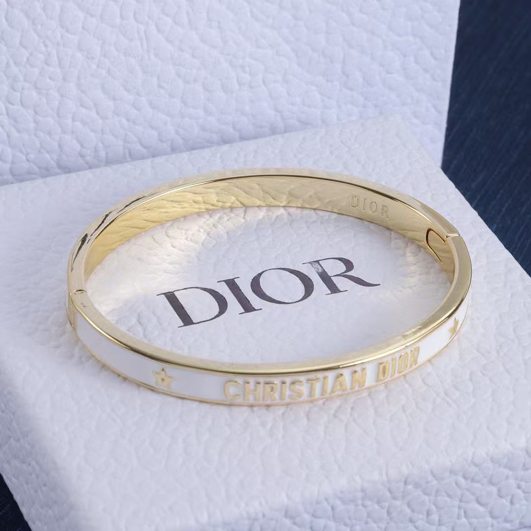 DI0R ホワイトレターブレスレット【50％割引+送料無料】