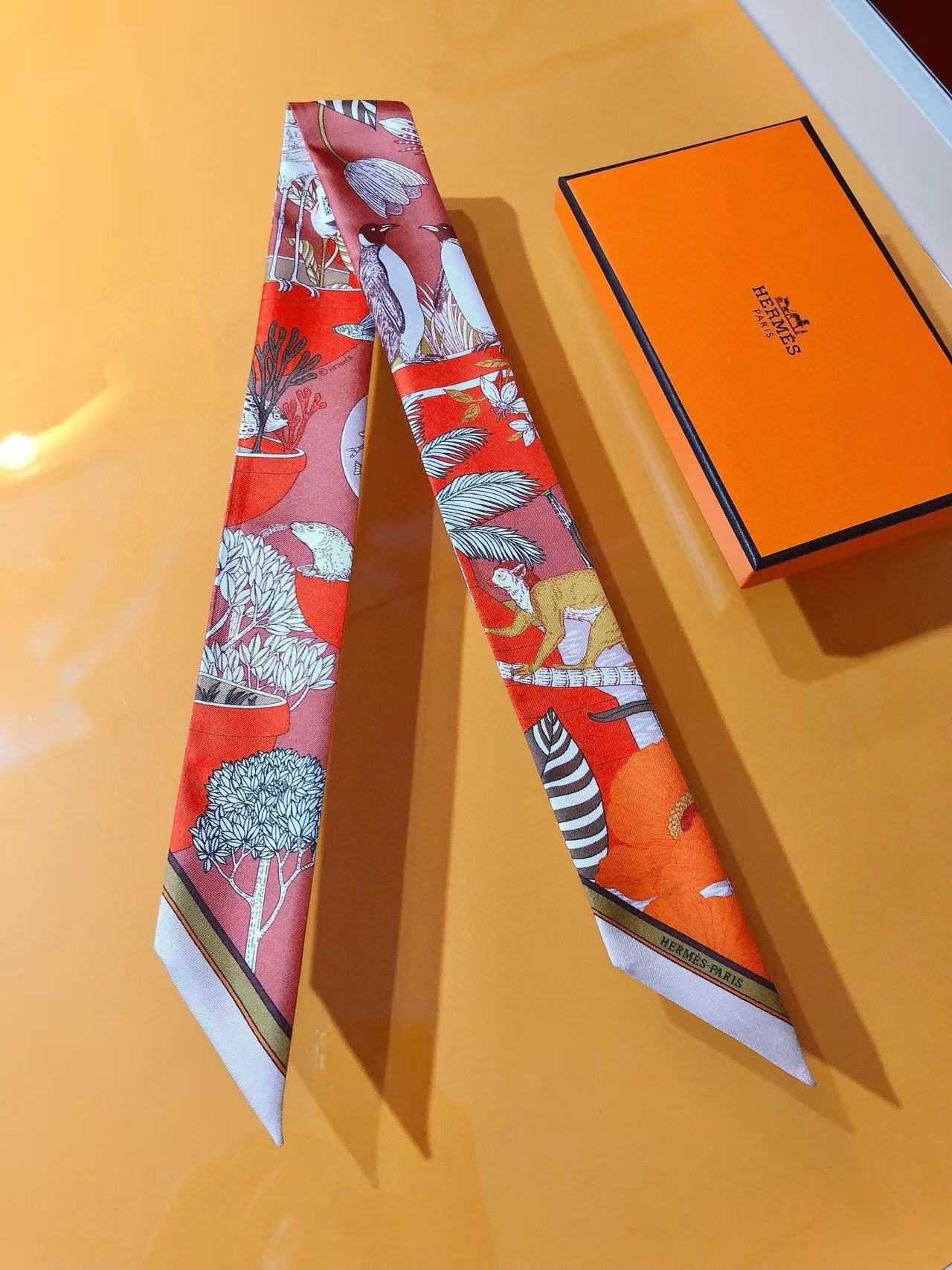 HERME5の高品質プリントシルクスカーフ【 50％割引+送料無料】