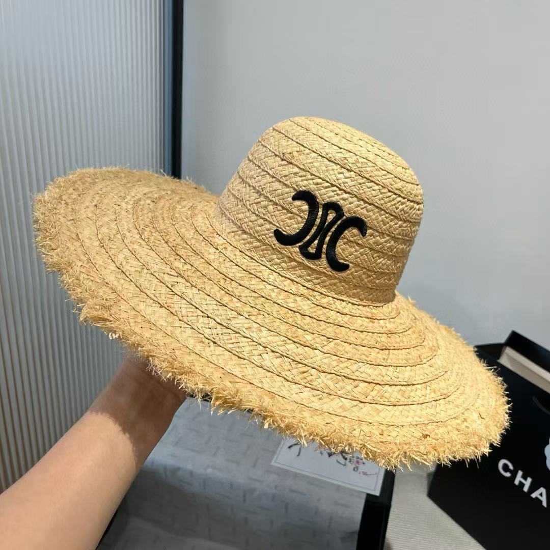 CEL1NE ラフィアストローハット【 50％割引+送料無料】