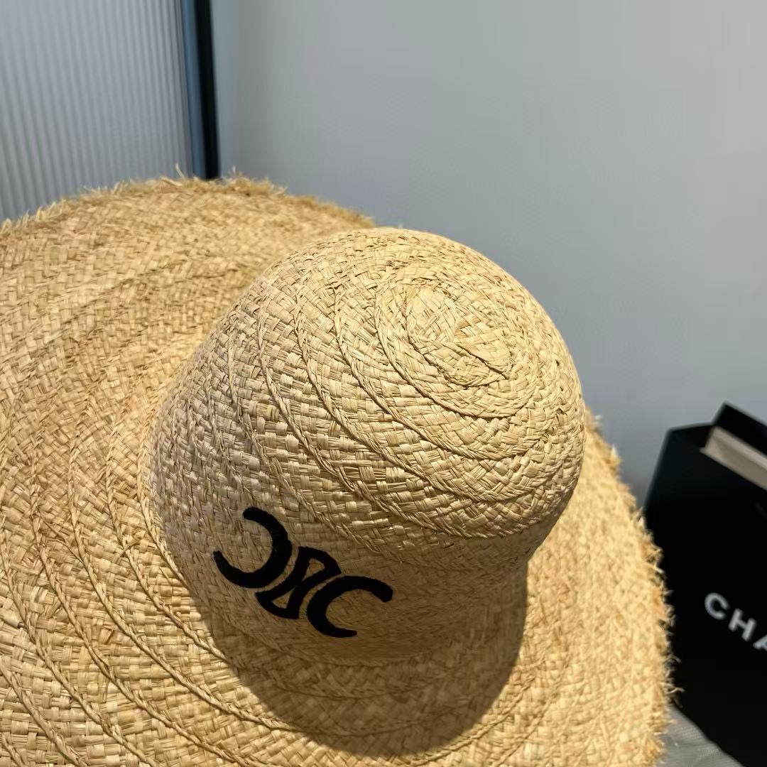 CEL1NE ラフィアストローハット【 50％割引+送料無料】