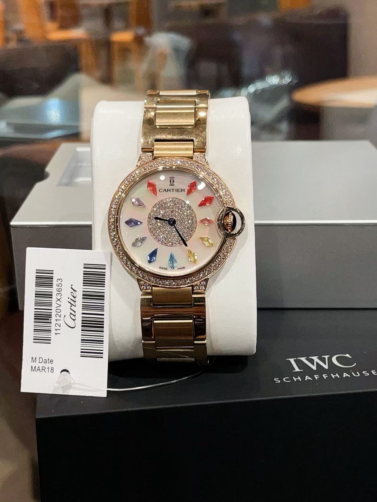 CART1ER ブルーバルーン ダイヤモンドウォッチ【50％割引+送料無料】