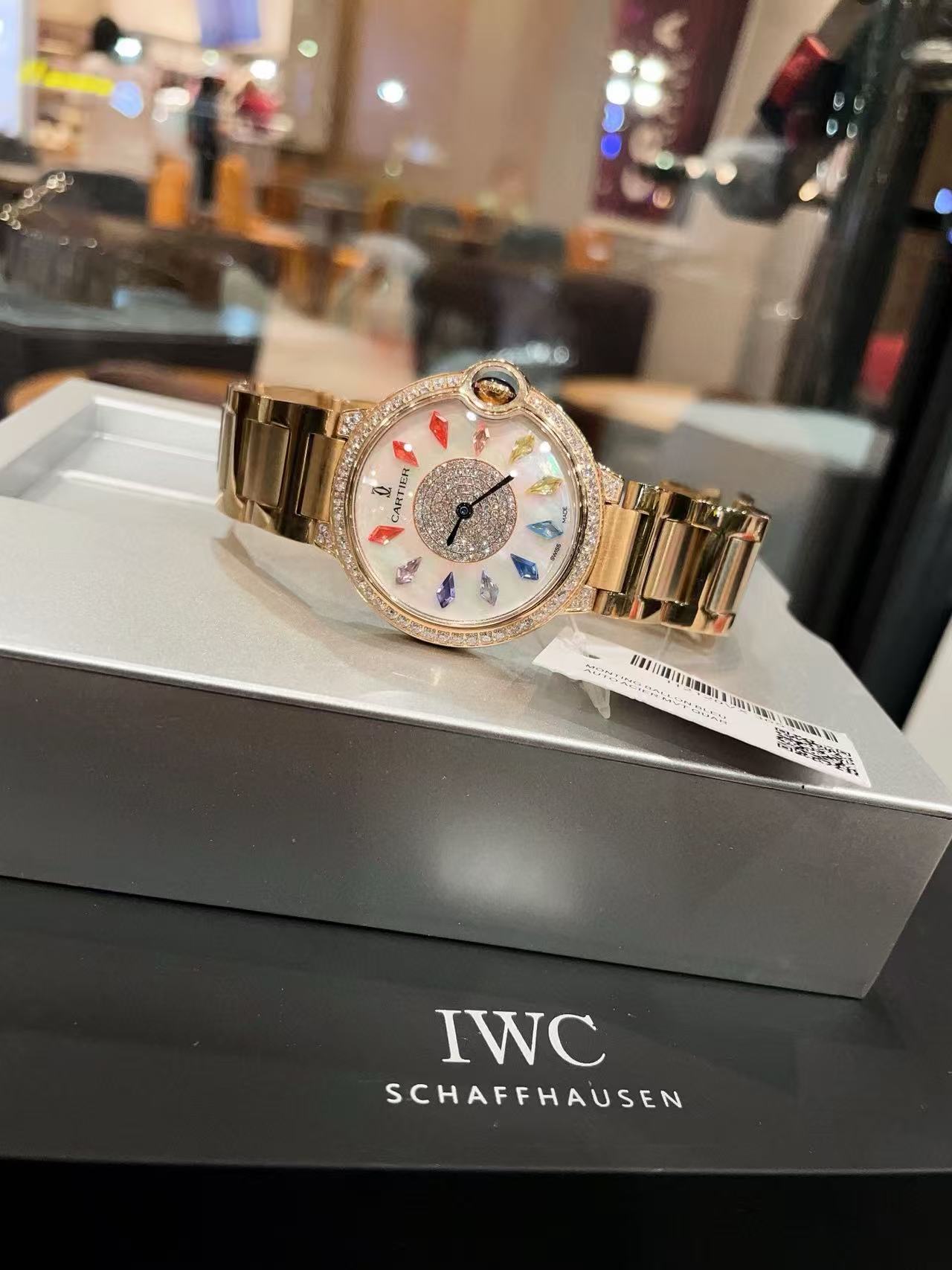 CART1ER ブルーバルーン ダイヤモンドウォッチ【50％割引+送料無料】