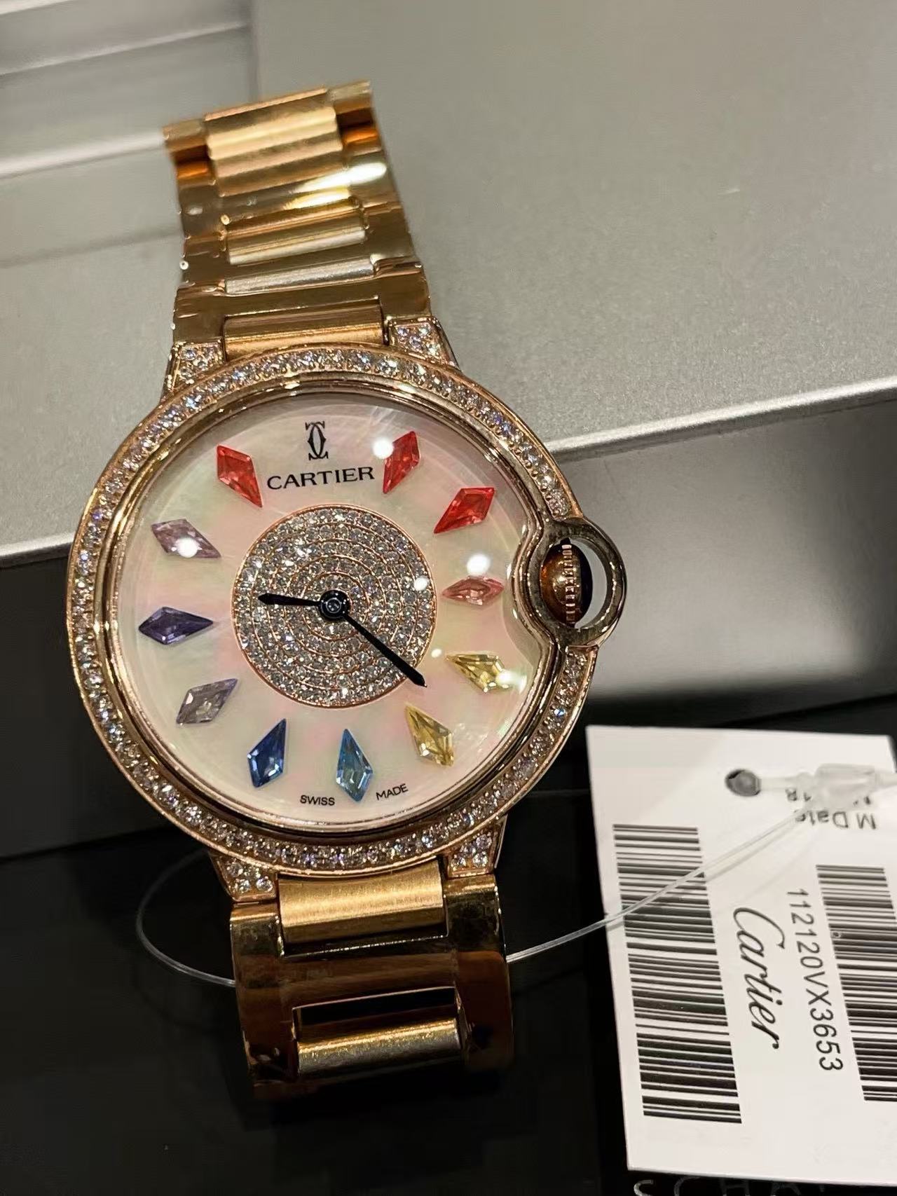 CART1ER ブルーバルーン ダイヤモンドウォッチ【50％割引+送料無料】