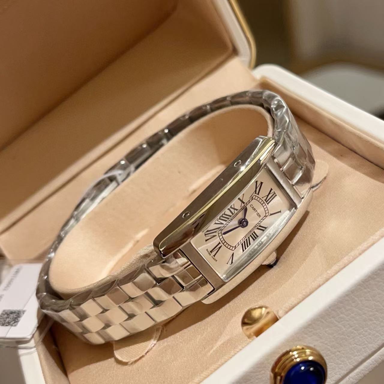 CART1ER タンク アメリカン レディース腕時計【50％割引+送料無料】