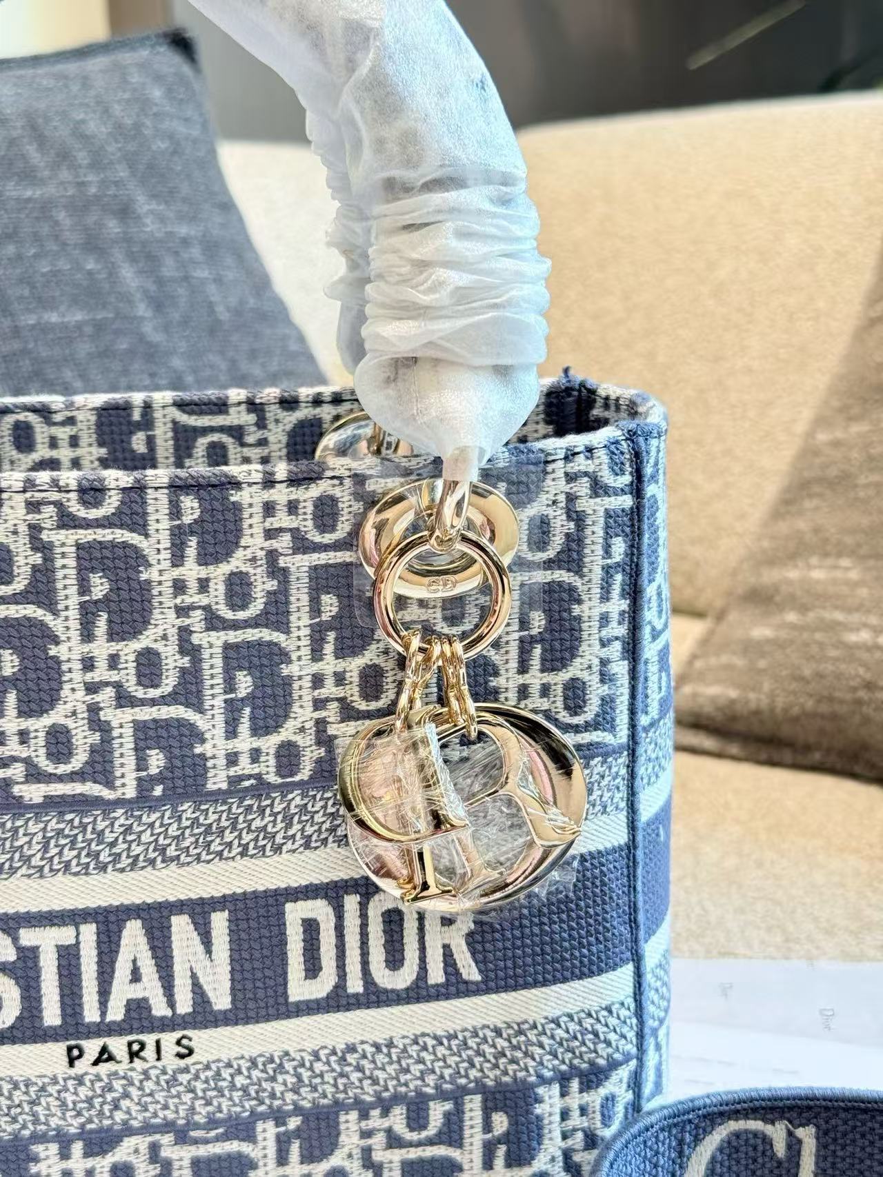 DI0Rの高品質ジャカードハンドバッグ【 50％割引+送料無料】