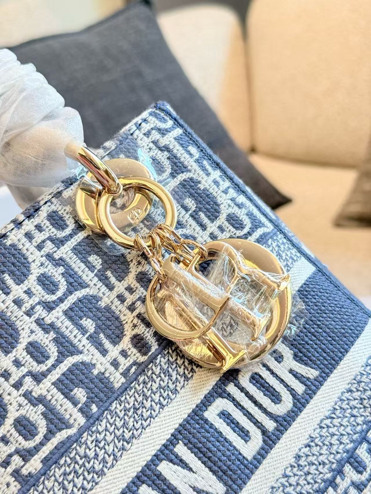 DI0Rの高品質ジャカードハンドバッグ【 50％割引+送料無料】