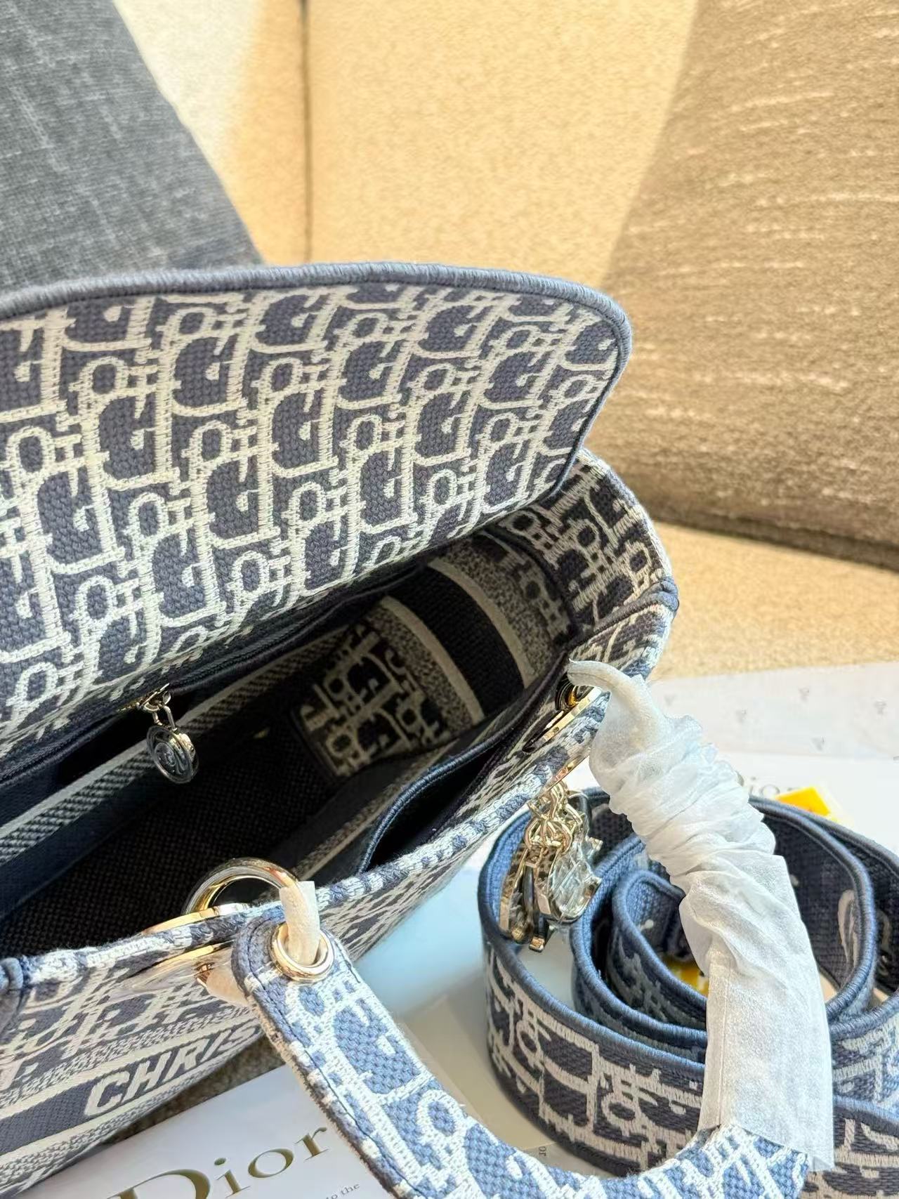 DI0Rの高品質ジャカードハンドバッグ【 50％割引+送料無料】