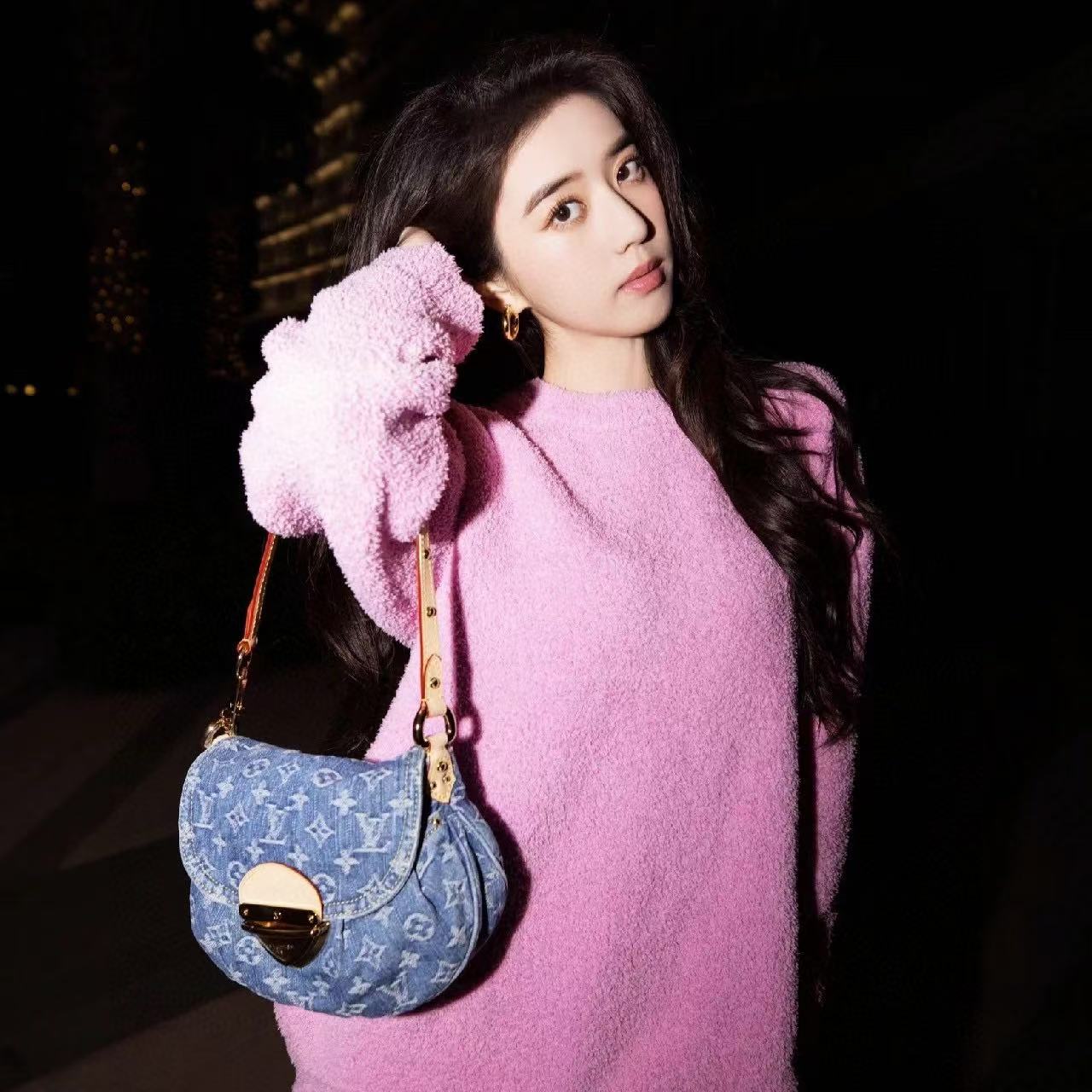 LV Sunsetデニムの脇下バッグ【 50％割引+送料無料】