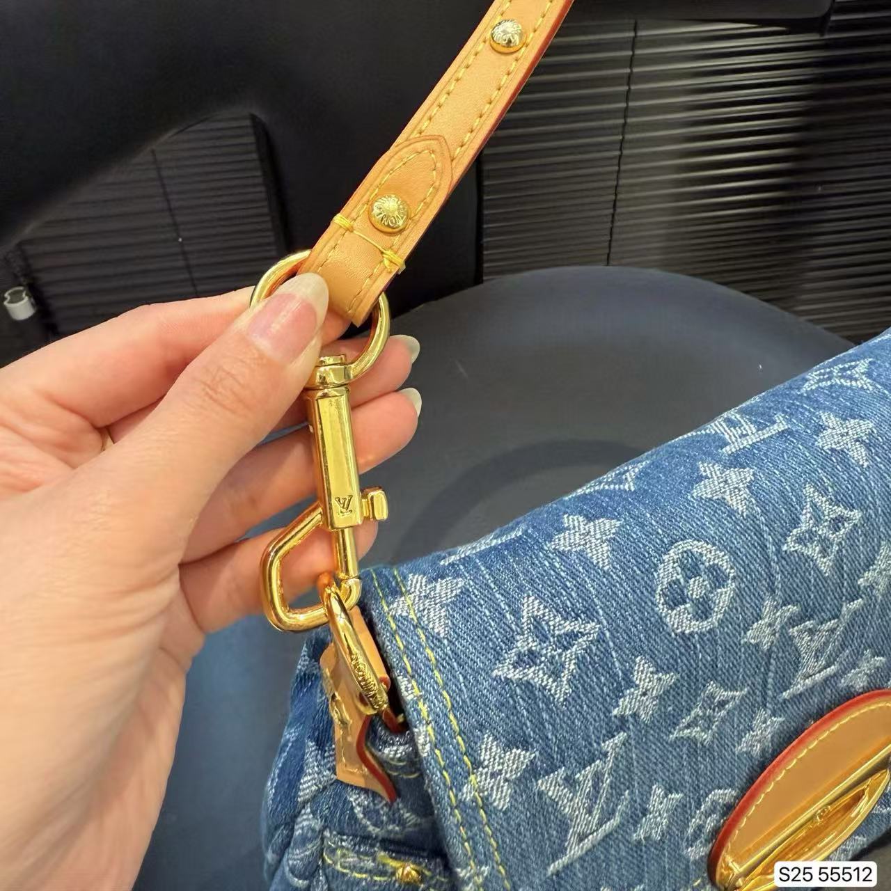 LV Sunsetデニムの脇下バッグ【 50％割引+送料無料】