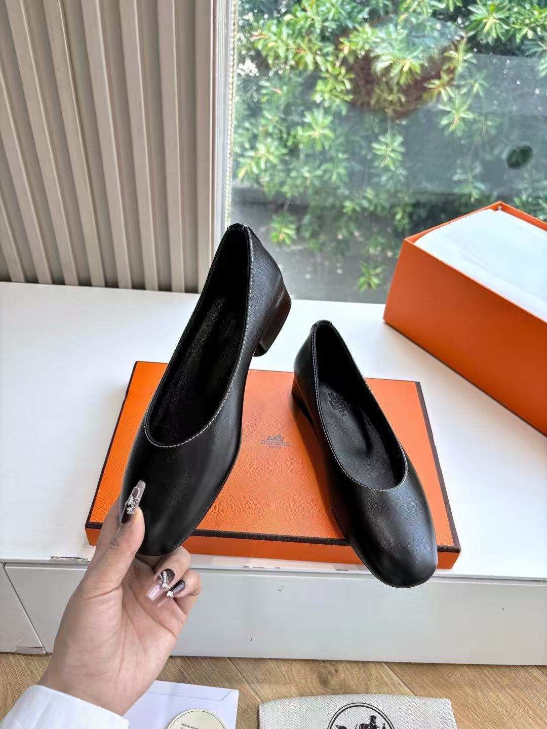 HERME5 高品質ケリーバックル メリージェーン ローヒール【50％割引+送料無料】