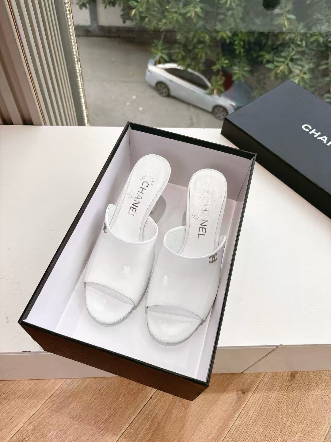 CHANE1 高品質パテントレザーシンプルハイヒール【50％割引+送料無料】