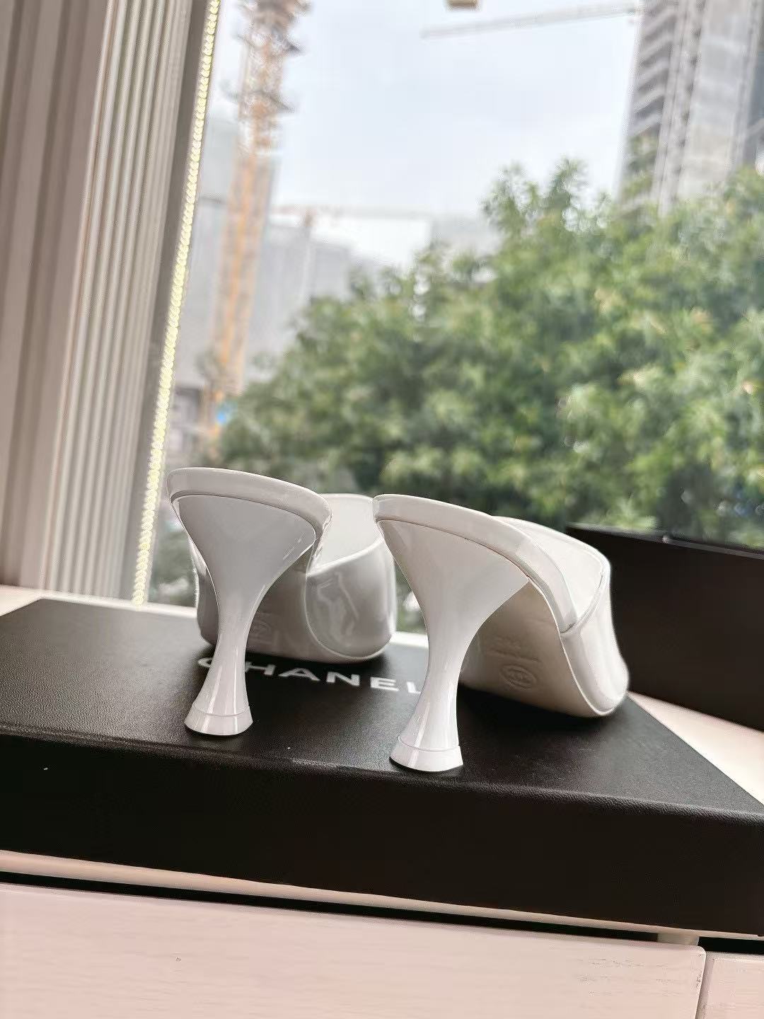 CHANE1 高品質パテントレザーシンプルハイヒール【50％割引+送料無料】