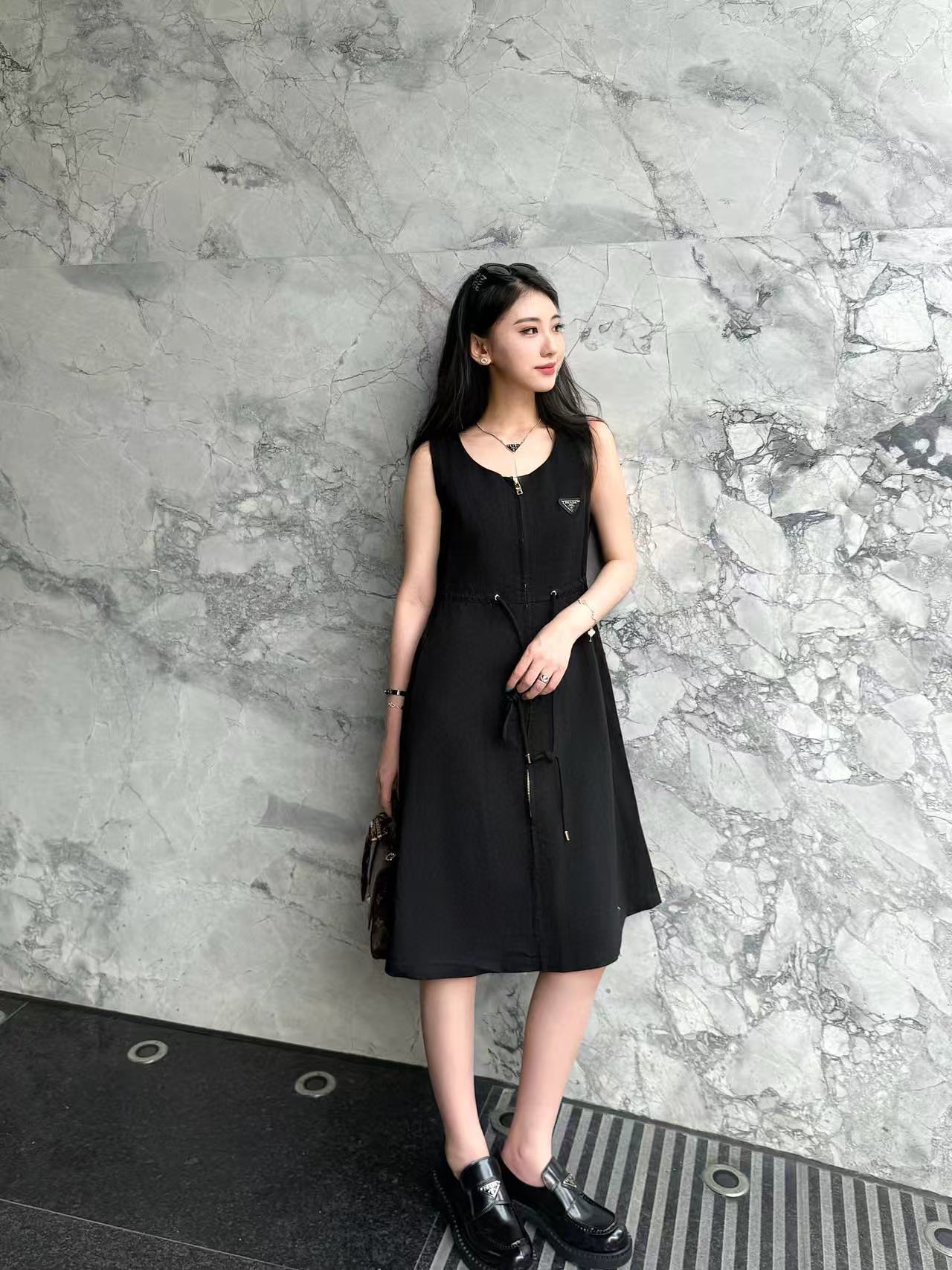 PR4DA ジッパー付きノースリーブドレス【50％割引+送料無料】