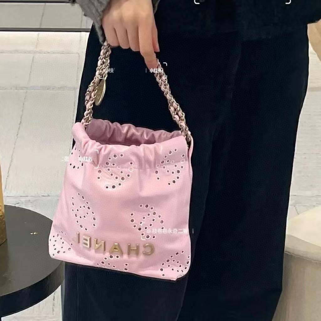 CHANE1 チェーン中空ショッピングバッグ【 50％割引+送料無料】